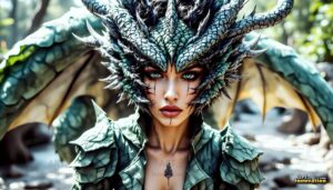Dragon princess Art – 16×9 #0121