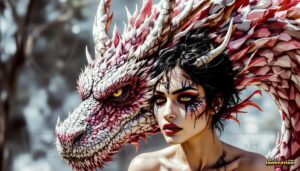 Dragon princess Art – 16×9 #0122