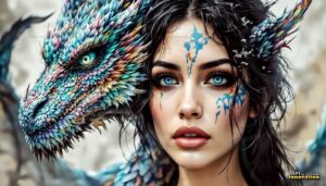 Dragon princess Art – 16×9 #0127