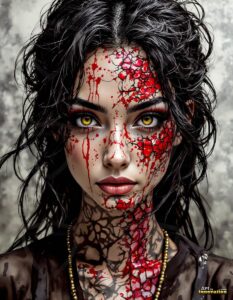 Dragon princess Art – 3×4 #0123