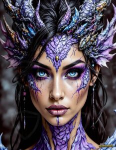 Dragon princess Art – 3×4 #0163