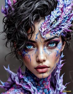 Dragon princess Art – 3×4 #0164
