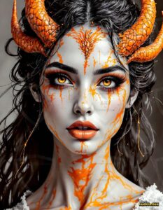 Dragon princess Art – 3×4 #0169