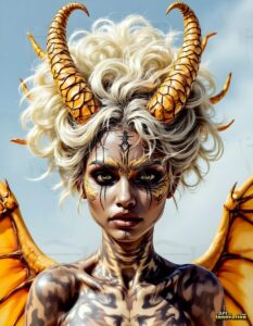 Dragon princess Art – 3×4 #0197