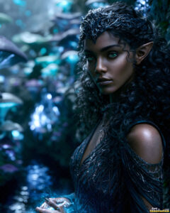 Female Elves – AI Fantasy Art Collection