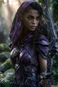 Female Elves – AI Fantasy Art Collection
