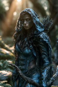 Female Elves – AI Fantasy Art Collection