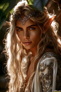 Female Elves – AI Fantasy Art Collection