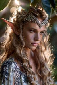 Female Elves – AI Fantasy Art Collection