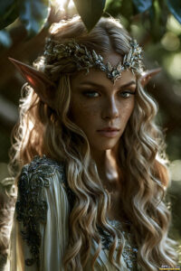 Female Elves – AI Fantasy Art Collection