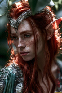 Female Elves – AI Fantasy Art Collection