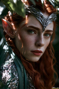 Female Elves – AI Fantasy Art Collection