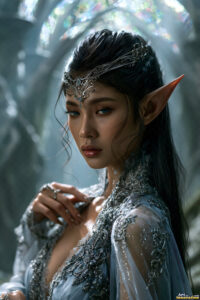 Female Elves – AI Fantasy Art Collection