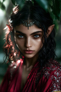 Female Elves – AI Fantasy Art Collection