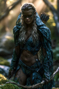 Female Elves – AI Fantasy Art Collection