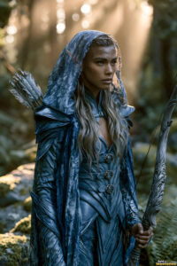 Female Elves – AI Fantasy Art Collection