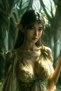 Female Elves – AI Fantasy Art Collection