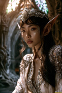 Female Elves – AI Fantasy Art Collection