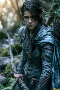 Female Elves – AI Fantasy Art Collection