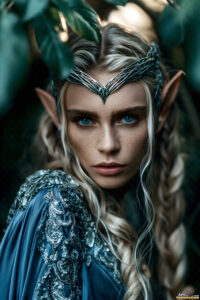 Female Elves – AI Fantasy Art Collection