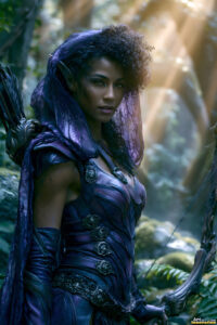 Female Elves – AI Fantasy Art Collection