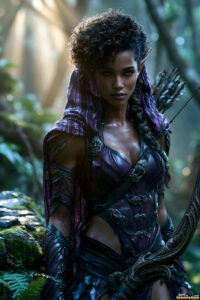 Female Elves – AI Fantasy Art Collection
