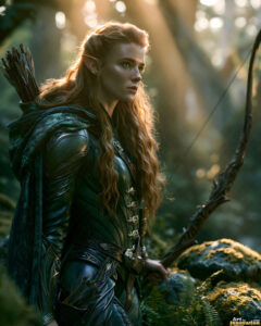 Female Elves – AI Fantasy Art Collection