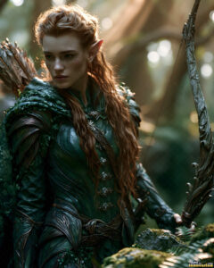 Female Elves – AI Fantasy Art Collection
