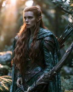 Female Elves – AI Fantasy Art Collection