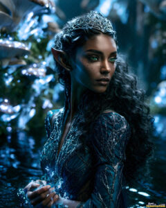 Female Elves – AI Fantasy Art Collection