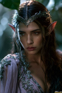 Female Elves – AI Fantasy Art Collection