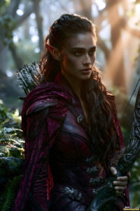Female Elves – AI Fantasy Art Collection