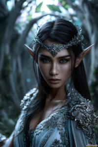 Female Elves – AI Fantasy Art Collection