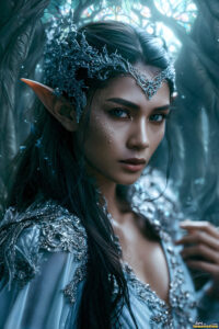 Female Elves – AI Fantasy Art Collection