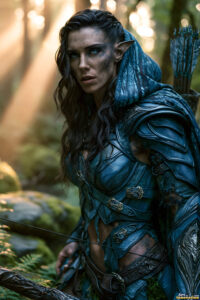 Female Elves – AI Fantasy Art Collection