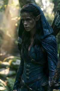 Female Elves – AI Fantasy Art Collection