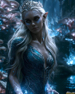 Female Elves – AI Fantasy Art Collection
