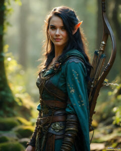 Female Elves – AI Fantasy Art Collection