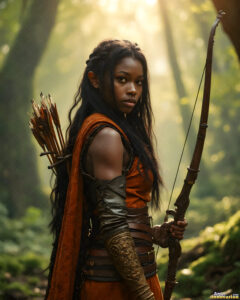 Female Elves – AI Fantasy Art Collection