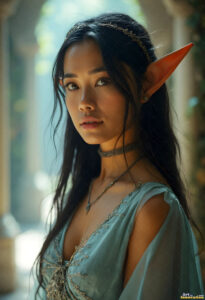 Female Elves – AI Fantasy Art Collection
