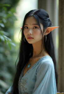 Female Elves – AI Fantasy Art Collection