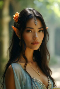 Female Elves – AI Fantasy Art Collection
