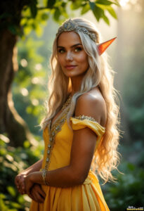 Female Elves – AI Fantasy Art Collection