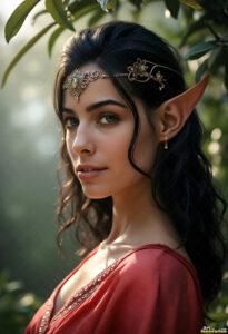Female Elves – AI Fantasy Art Collection