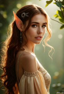 Female Elves – AI Fantasy Art Collection
