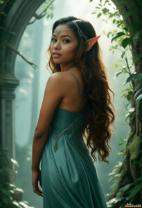 Female Elves – AI Fantasy Art Collection