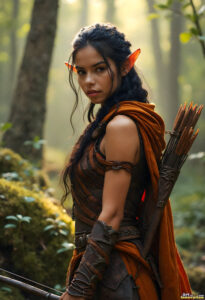 Female Elves – AI Fantasy Art Collection