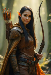 Female Elves – AI Fantasy Art Collection