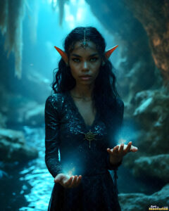 Female Elves – AI Fantasy Art Collection
