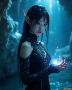 Female Elves – AI Fantasy Art Collection